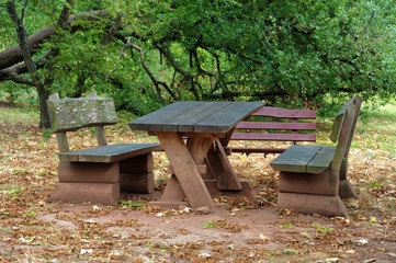 Gazebo in the garden.