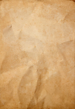 Old grunge crumpled paper