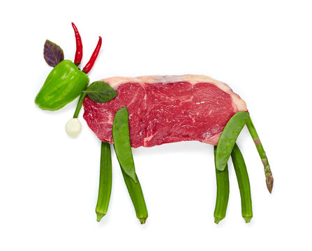 Arcimboldo cow