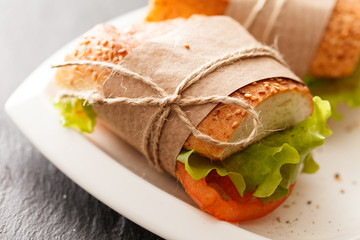 Fresh and tasty sandwich