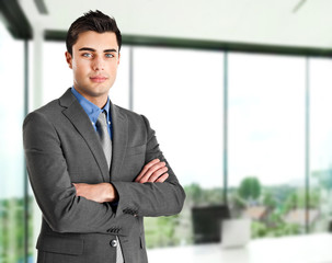 Young businessman portrait