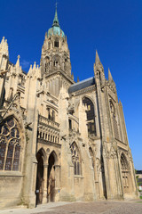 Fototapeta na wymiar Katedra w Bayeux, Normandia, Francja