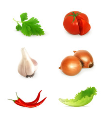 Vegetables set