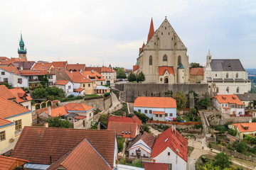 Fototapeta premium Znojmo, Czech Republic - Church of St. Nicholas and St. Wencesla