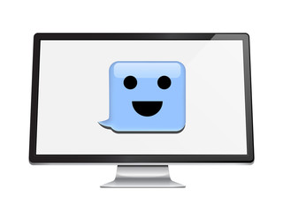Computer Smiley Emoticon