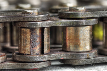 verschlissene Kette 2              worn chain