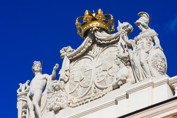 Fototapeta na wymiar Wiedeń - Wejście brama pałacu Hofburg