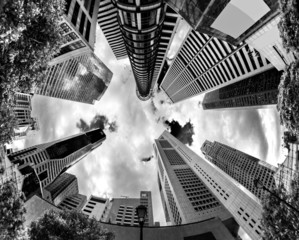 Fototapeta premium Singapore city skyline.