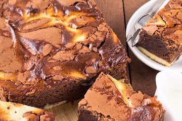 Homemade brownies