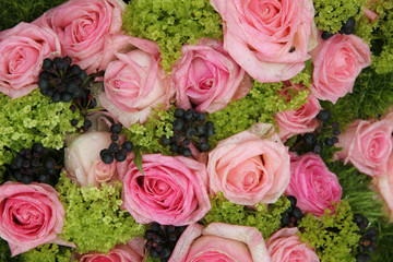 pink flower arrangement