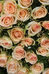 Obraz na płótnie Canvas pale pink wedding roses