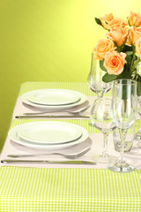 elegant holiday table setting