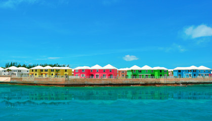 Fototapeta premium colorful island houses