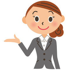 ビジネスウーマン イラスト