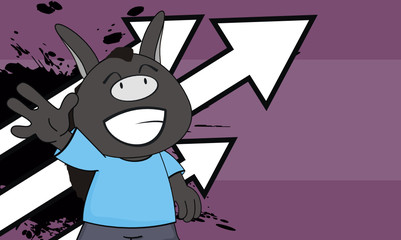 donkey kid cartoon background11