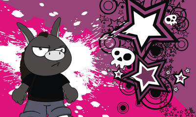 donkey kid cartoon background9