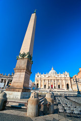 Fototapeta na wymiar San Peter, Rome, Italy.