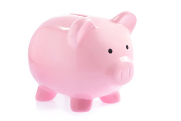 pink piggy bank