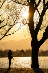 Sunset at Summer Palace in Beijing