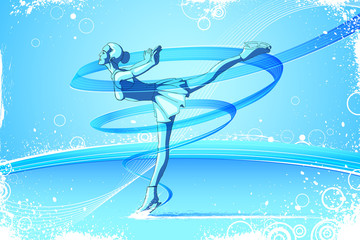 Woman Ice Skater © snapgalleria