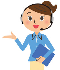 ビジネスウーマン　イラスト