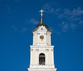 Bell tower and birds