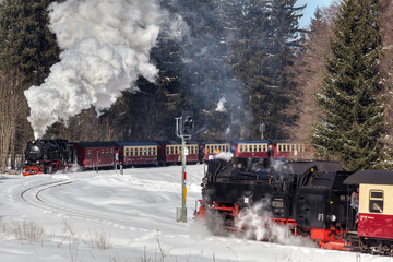 Harzer Schmalspurbahnen Selketalbahn im Winter