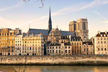 Fototapeta na wymiar Our Lady of Paris, France.