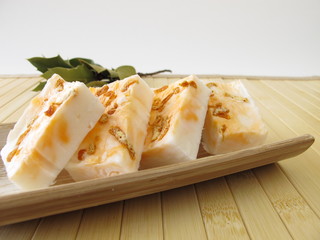 Handgemachte Orangenseife