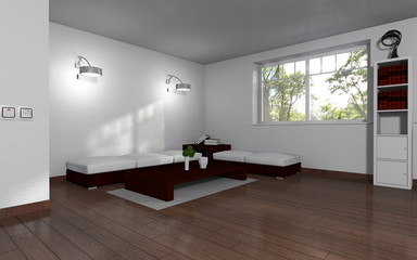 modern living interior