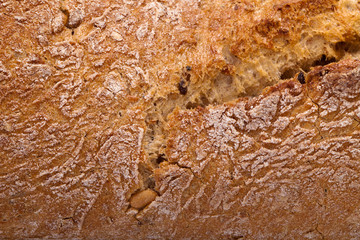 large loaves of bread traditionally roasted