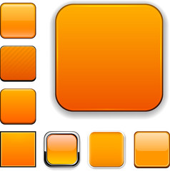 Square orange app icons.