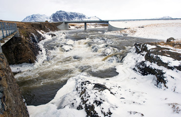 Wild river in Iceland