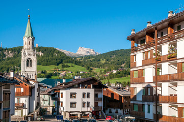 Naklejka na ściany i meble Cortina d Ampezzo