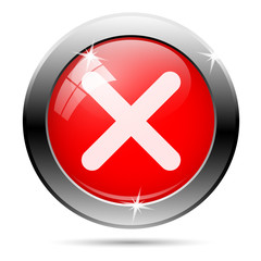 Obraz premium Cancel icon