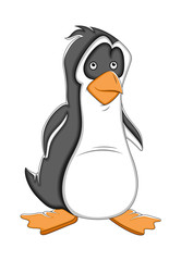 Cartoon Penguin Vector Illustration