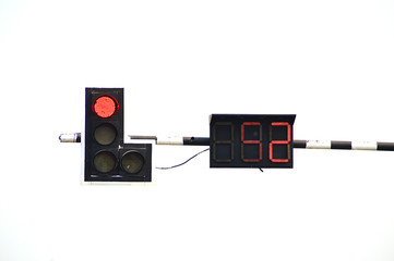 red traffic light