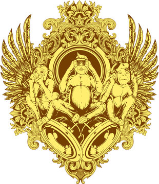 Naklejki Speak See Hear no evil