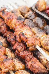 Shashlik closeup