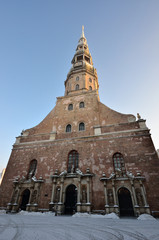 Saint Peter's church in Riga, Latvia