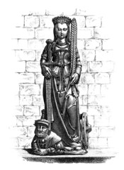 Noble Dame - Sculpture 16th century
