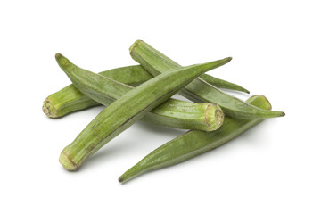 Fresh raw okra