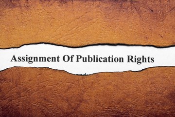 Assignment of publication rights