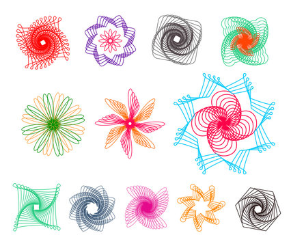 Spirograph patterns