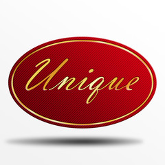 unique label
