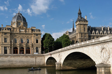 Fototapeta na wymiar Pont au change, Paris