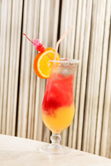 cocktail with orange