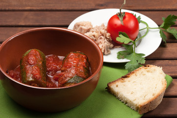 Zucchine ripiene di tonno