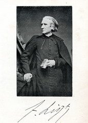 Hungarian pianist and composer Franz Liszt