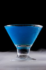 brigh blue cocktail